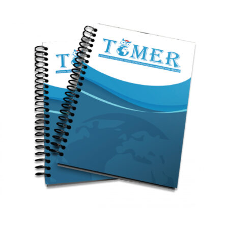 5583 - Taslamalı Yandan Spiralli Defter 15x21 cm