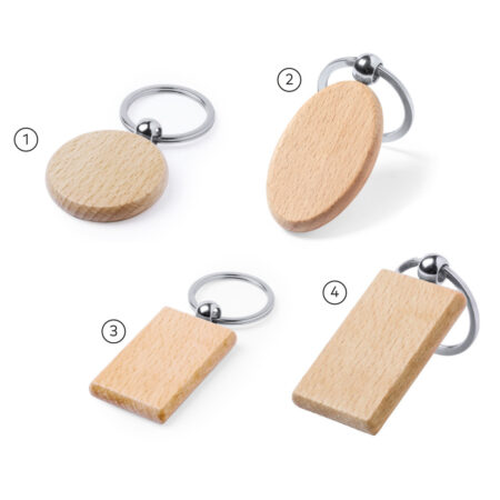 4166 - Ahşap Anahtarlık