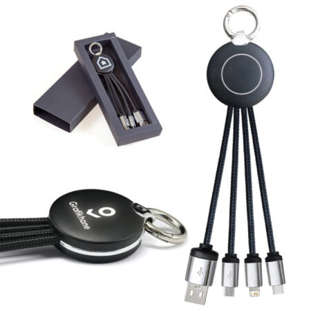 8546 - Çoklu Şarj Kablosu Anahtarlık