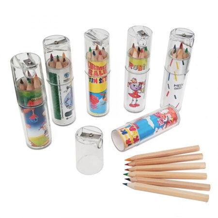 6217 - 6'lı Yarım Boy Boya Kalemi