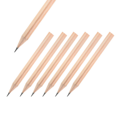 8414 - Yarım Boy Yuvarlak Naturel Kurşun Kalem