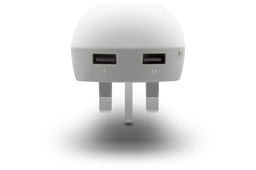 8561 - Gece Lambalı USB Şarj Cihazı - Görsel 3